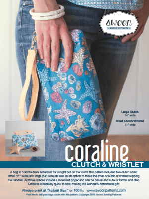 Coraline Clutch by Swoon Sewing Patterns