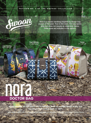 Nora Doctor bag by Swoon sewing patterns 