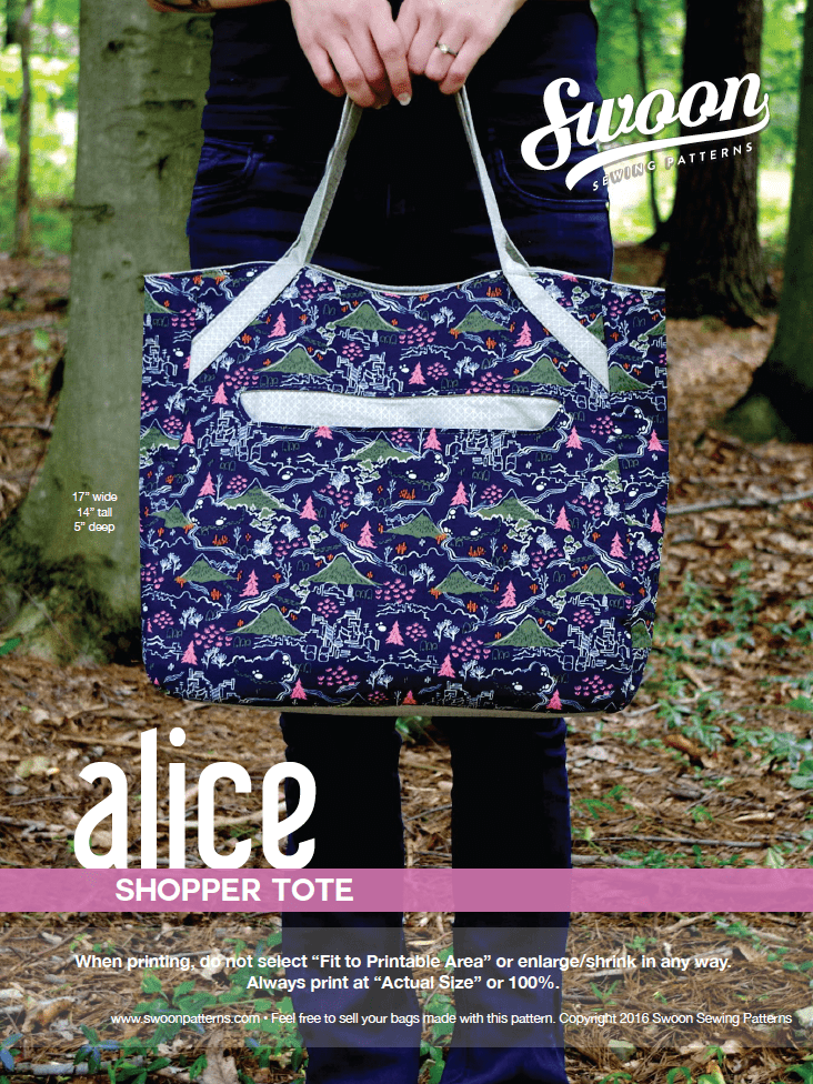 Alice Bag, A Circle Handbag Sewing Pattern | Digital PDF Pattern